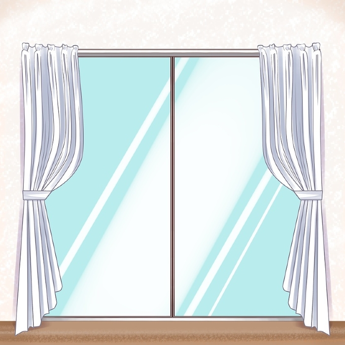 Drape curtains and window rooms