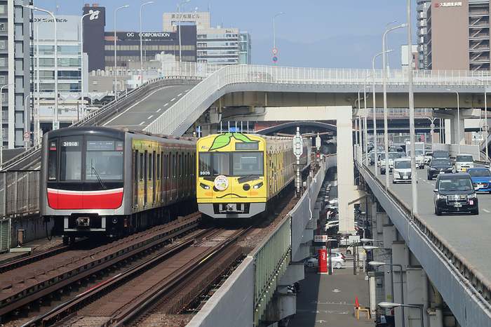 Midosuji Line Osaka Metro and Kita Osaka Kyuko Osaka Shin Osaka Station   Nishinakajima Minamikata Station