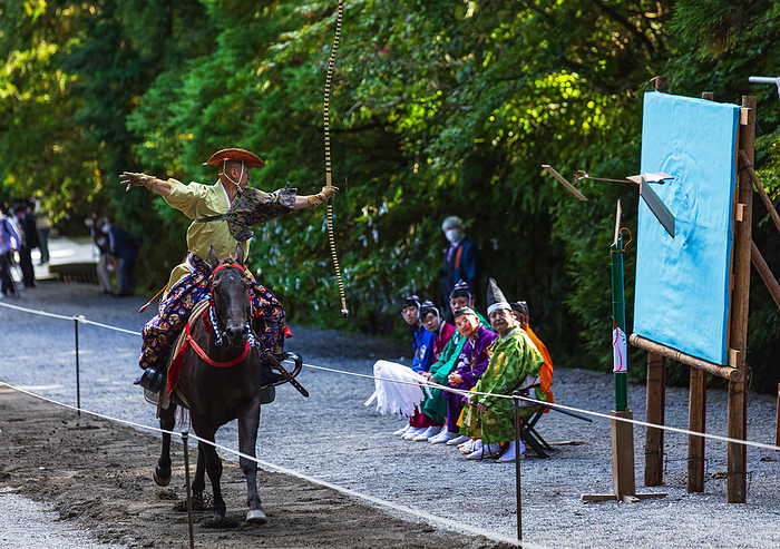 Yabusame  horseback archery , Toshogu Shrine, Tochigi festival