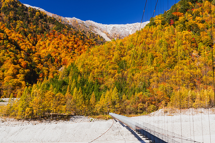 Autumn in Takase Valley, Nagano Prefecture Autumn in Central Mountain National Park