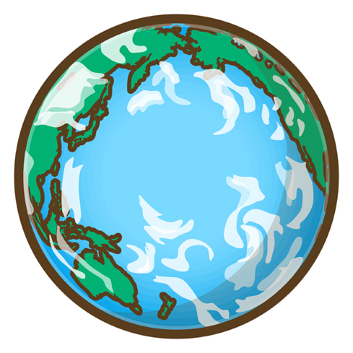 Earth (Pacific, Oceania, Asia, America)