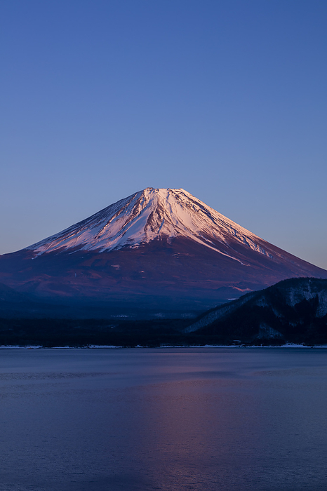 Fuji in evening light (Motosuko)