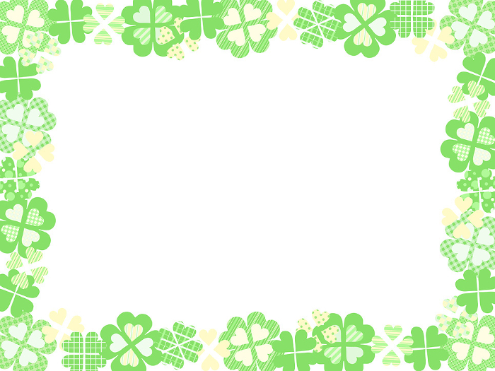 Pop four-leaf clover frame