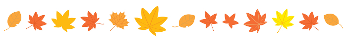 clip art of autumn leaves and maple leaf line-illpop.com