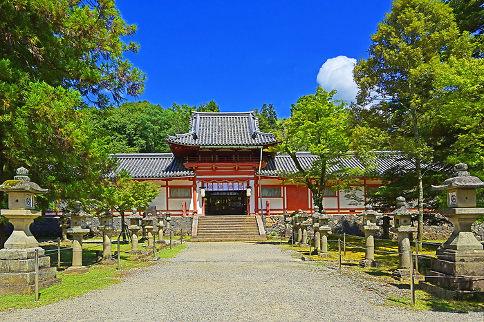 Temukeyama Hachimangu Shrine Nara City, Nara Prefecture TEMUKAIYAMA Hachimangu, the guardian deity of Todaiji Temple