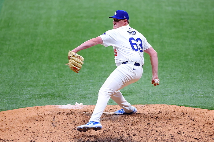 2024 MLB World Tour Seoul Series exhibition game Kyle Hurt  Dodgers ,  MARCH 17, 2024   Baseball : MLB World Tour Seoul Series exhibition game  between the Kiwoom Heroes and the Los Angeles Dodgers  at Gocheok Sky Dome, Seoul, South Korea.  Photo by Naoki Nishimura AFLO SPORT 