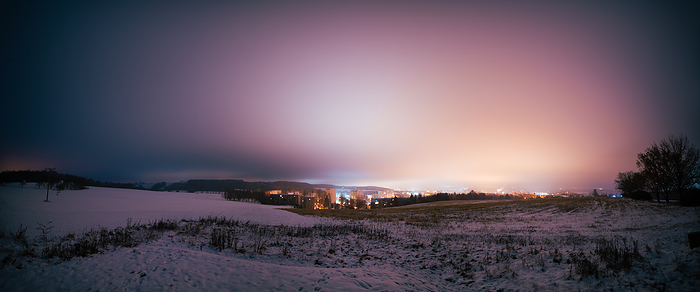 Night landscape of snowy field Night landscape of snowy field., by WLADIMIR BULGAR SCIENCE PHOTO LIBRARY