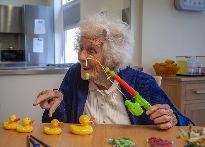 Joan Willett, centenarian fundraiser Joan Willett  born 1916 , centenarian fundraiser, taking part in an activity in her care home. in 2020, during the covid 19 pandemic Willet fundraised   In 2020, during the covid 19 pandemic Willet fundraised  60,000 for the British Heart Foundation by completing a 27 kilometre walk outside her care home. LIBRARY