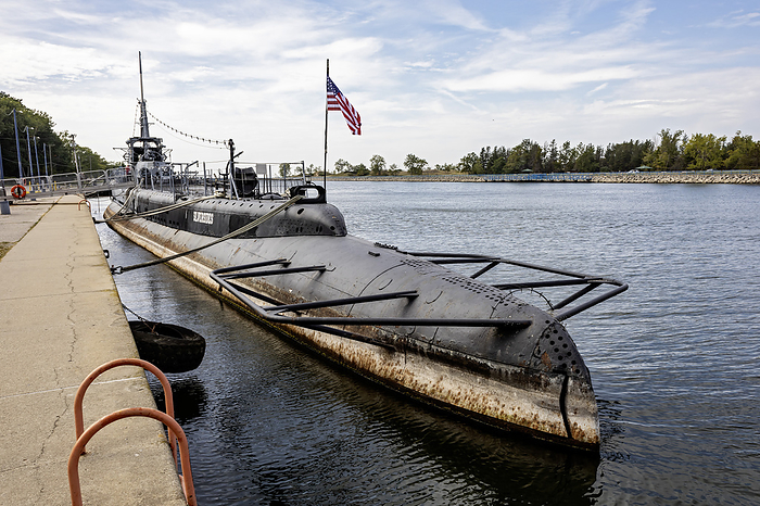 USS Silversides submarine USS Silversides, a World War II Gato class submarine. Photographed at the USS Silversides Submarine Museum in Muskegon, Michigan, USA., by JIM WEST SCIENCE PHOTO LIBRARY