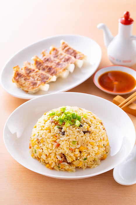 Fried Rice and Yaki Gyoza