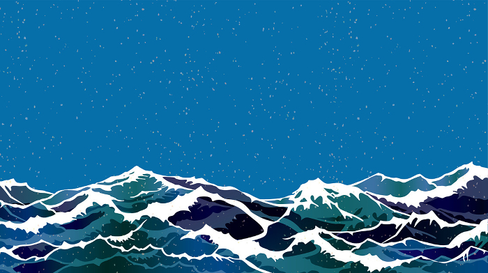 Sea Wave Japanese Background Clip Arts