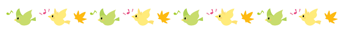 Clip art of autumn leaves and birds