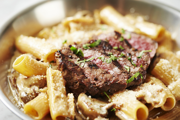 Beef Steak and Penne