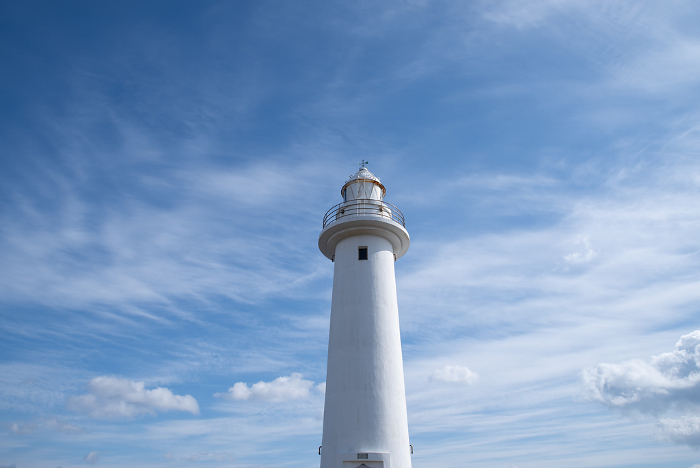 Blue sky and lighthouse
