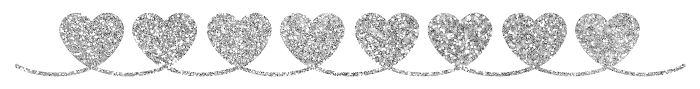 Backgrounds Web graphics Hearts in a chain Silver
