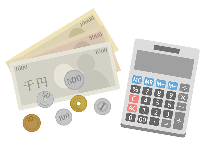 Clip art of money and calculator_2