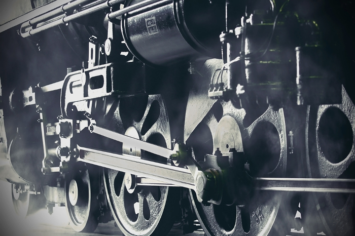 Image of Japanese steam locomotive