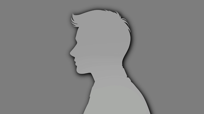 Clip art of man and boy in profile