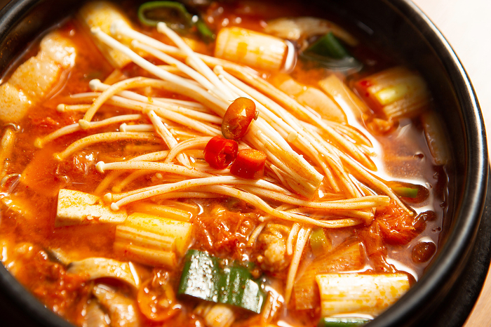 Pork and Kimchi Stew ,Korean food