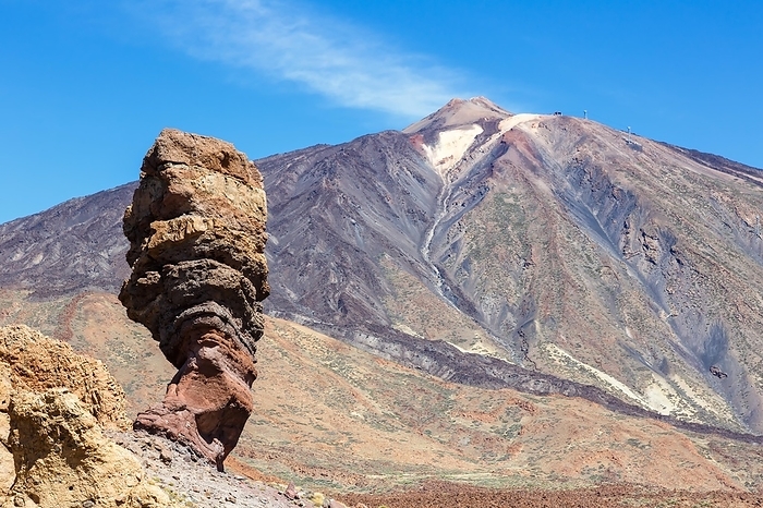 Peak of the volcano Teide on the Canary Islands highest mountain in Tenerife, Spain, Europe, by Markus Mainka