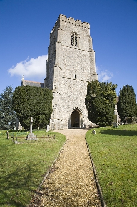 United Kingdom Parish church of Saint Mary, Clopton, Suffolk, England, UK, by Ian Murray