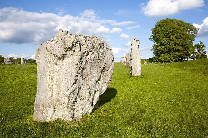United Kingdom Neolithic stone circle and henge at Avebury, Wiltshire, England, UK, by Ian Murray