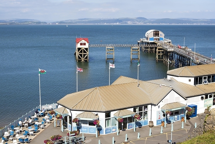 South Wales Pier and lifeboat station, Mumbles, Gower peninsula, near Swansea, South Wales, UK, by Ian Murray