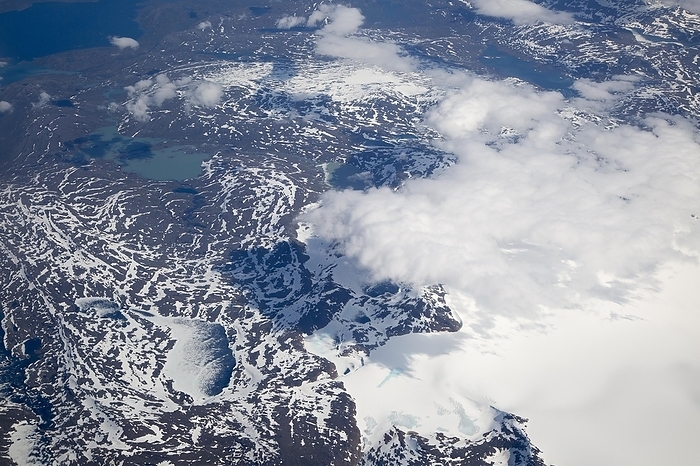 Norway Broken cumulus cloud seen from above looking down over mountains, western Norway, by Ian Murray