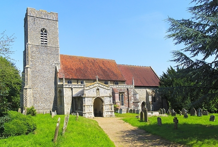 United Kingdom Parish church of Saint Mary, Huntingfield, Suffolk, England, UK, by Ian Murray