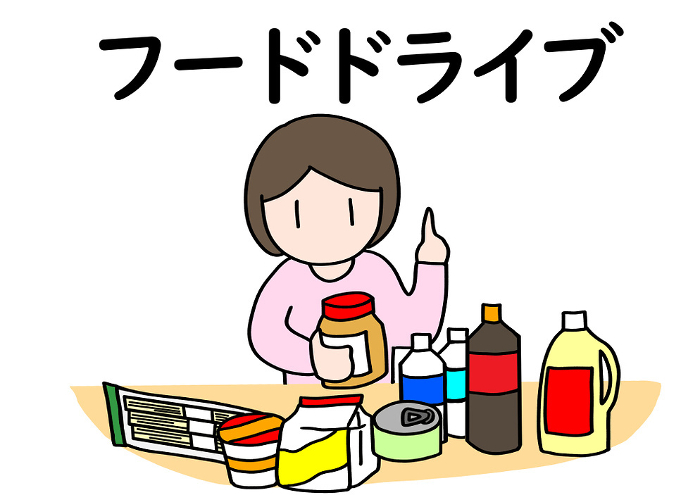 Illustrations that can be used for food drive activities