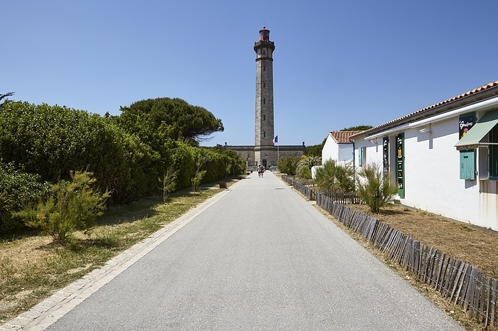 France Phare des Baleines or lighthouse of the whales in Saint Cl ment des Baleines, D partment Charente Maritime, Nouvelle Aquitaine, France, Europe, by Olaf Schulz