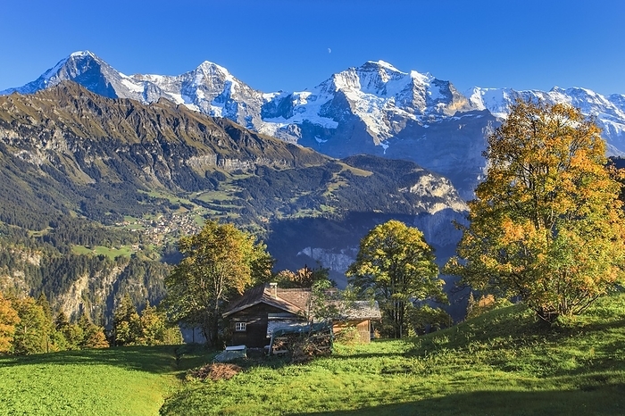 Switzerland Eiger, 3970 m, M nch, 4107 m, Jungfrau, 4158 m, Bernese Oberland, Switzerland, Europe, by Patrick Frischknecht