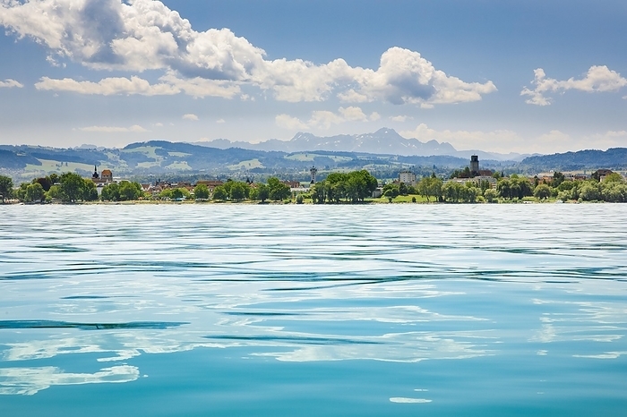 Switzerland Summer view from Lake Constance over Arbon to the S ntis, Switzerland, Europe, by Patrick Frischknecht