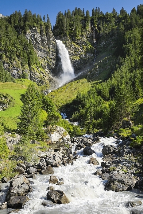 Switzerland St ubifall, 100 m, Alp Aesch, Uri, Switzerland, Europe, by Patrick Frischknecht