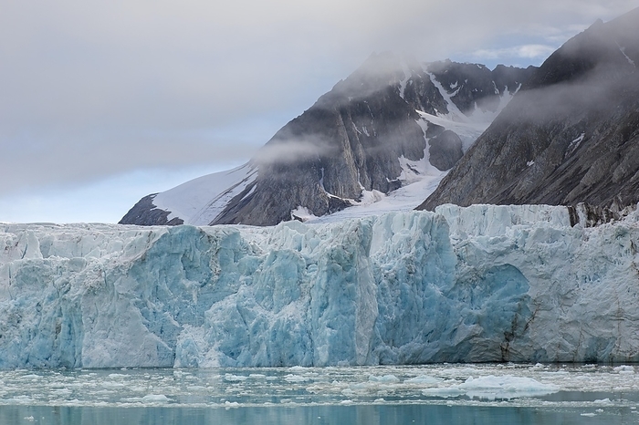 Norway Waggonwaybreen, glacier in Albert I Land at Spitsbergen, Svalbard calving into Magdalenefjorden, Norway, Europe, by alimdi   Arterra