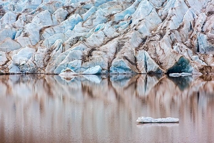 Norway Erikbreen glacier debouches in Liefdefjorden, fjord in Haakon VII Land on Spitsbergen, Svalbard, Norway, Europe, by alimdi   Arterra