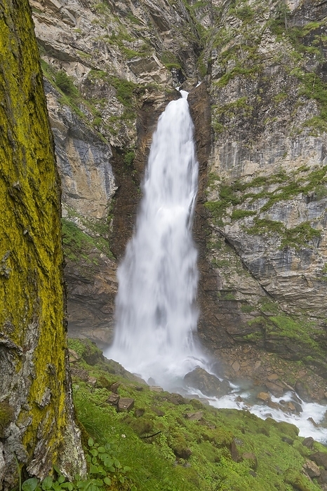 Austria G ssnitz, G  nitz waterfall, Goessnitz waterfall near Heiligenblut, Hohe Tauern National Park, Austrian Alps, Carinthia, K rnten, Austria, Europe, by alimdi   Arterra