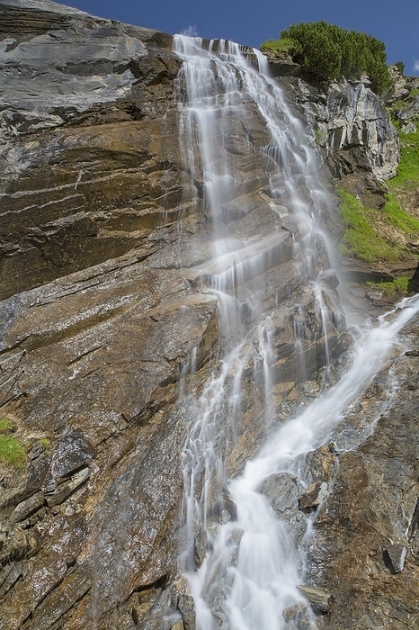 Austria Fensterbach waterfall in summer, Hohe Tauern National Park, Carinthia, K rnten, Austria, Europe, by alimdi   Arterra