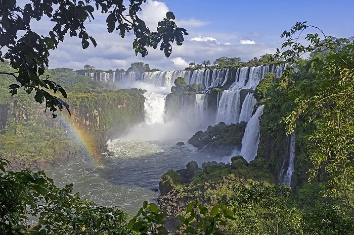 Iguazu Falls Iguaz  Falls, Igua u Falls, waterfalls of the Iguazu River on the border of the Argentine province of Misiones and the Brazilian state of Paran , by alimdi   Arterra