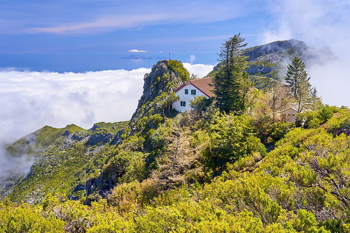 Madeira Island, Portugal Casa de Abrigo Shelter on the way to Pico Ruivo, Madeira Island, Portugal photo by:Jan Wlodarczyk