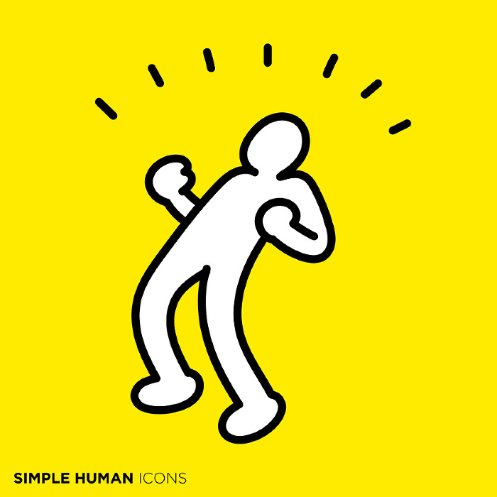 Simple Human Icon Series, Vibrant People