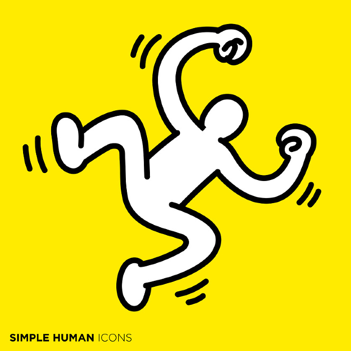 Simple Human Icons Series, People who are spoiled like children