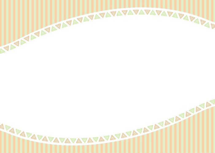 Striped pattern and triangle frame background, striped pattern and triangle curved frame