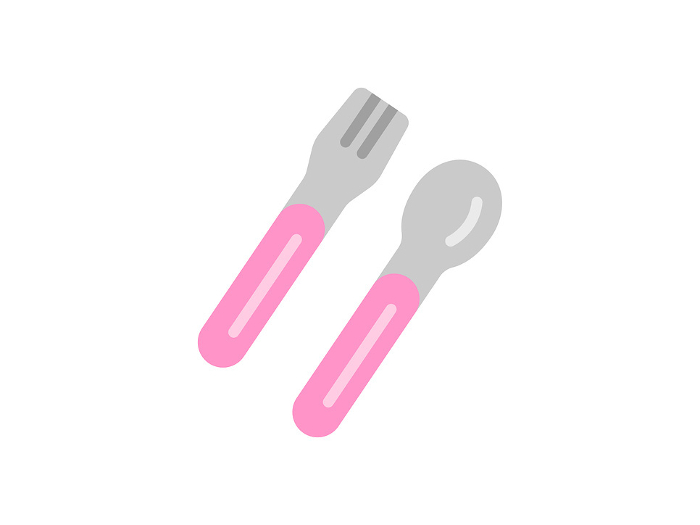 Clip art of fork and spoon icon