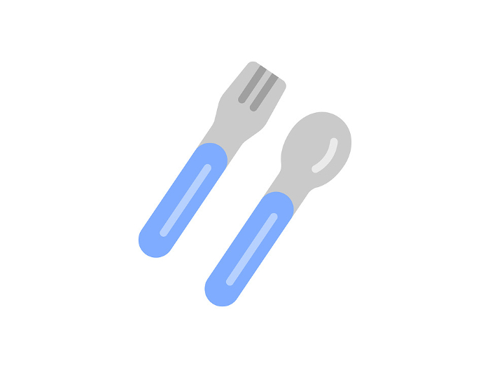 Clip art of fork and spoon icon