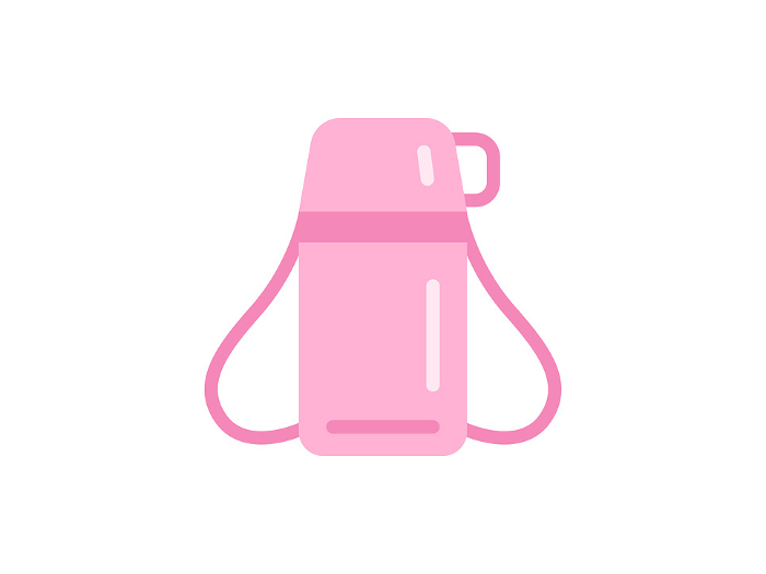 Clip art of child's water bottle icon