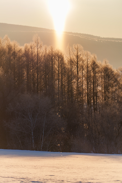 Furano, Hokkaido: Diamond Dust and Sun Pillars A spectacular sightseeing spot in Hokkaido during the severe winter season