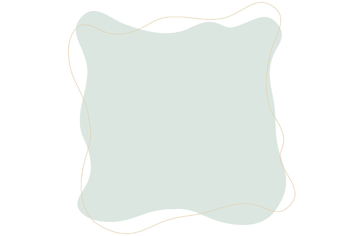 Light green and beige loose squares and lines frame