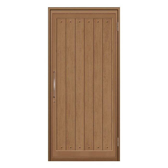 Western-style brown door