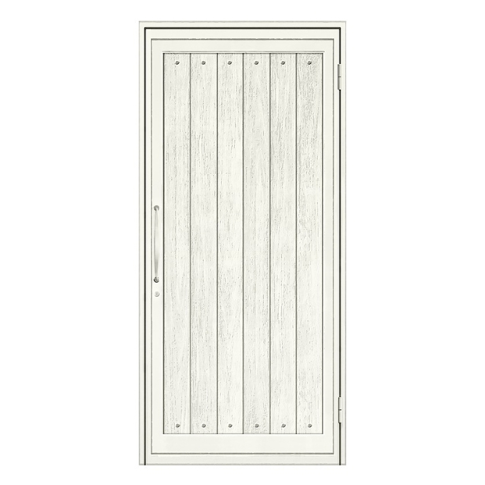Western-style white door